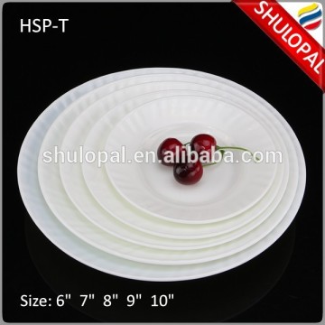 Heat resistant opal glassware Opal Glass Dinnerware Opal Soup Plate