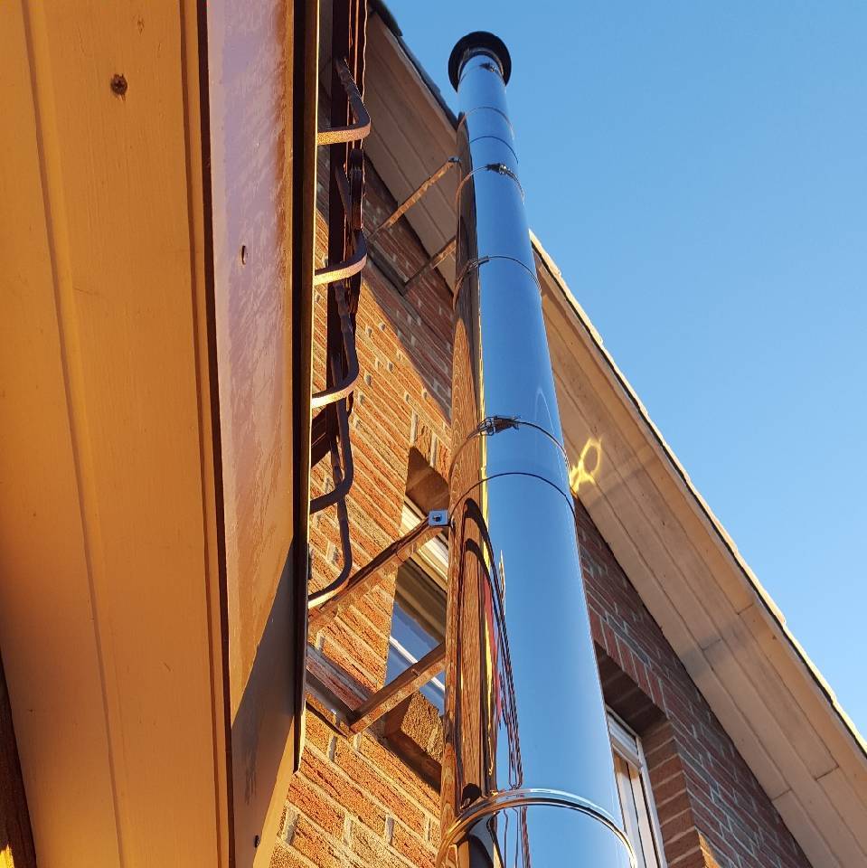 residential fireplace chimney