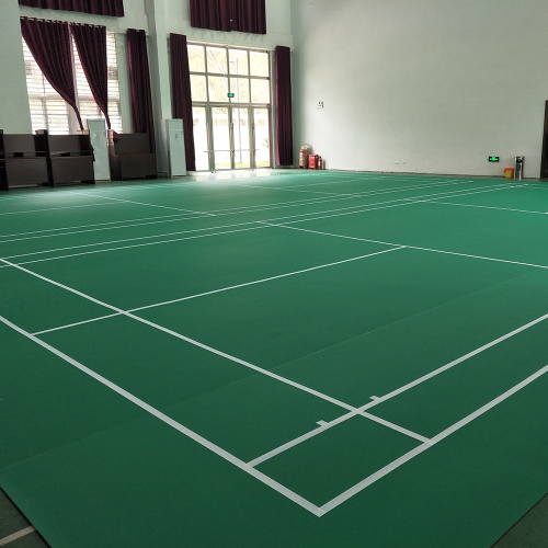 Alfombrillas de PVC para bádminton con certificado BWF