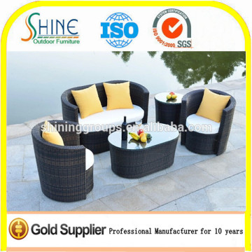 Sectional cheap outdoor wicker furniture rattan sofa