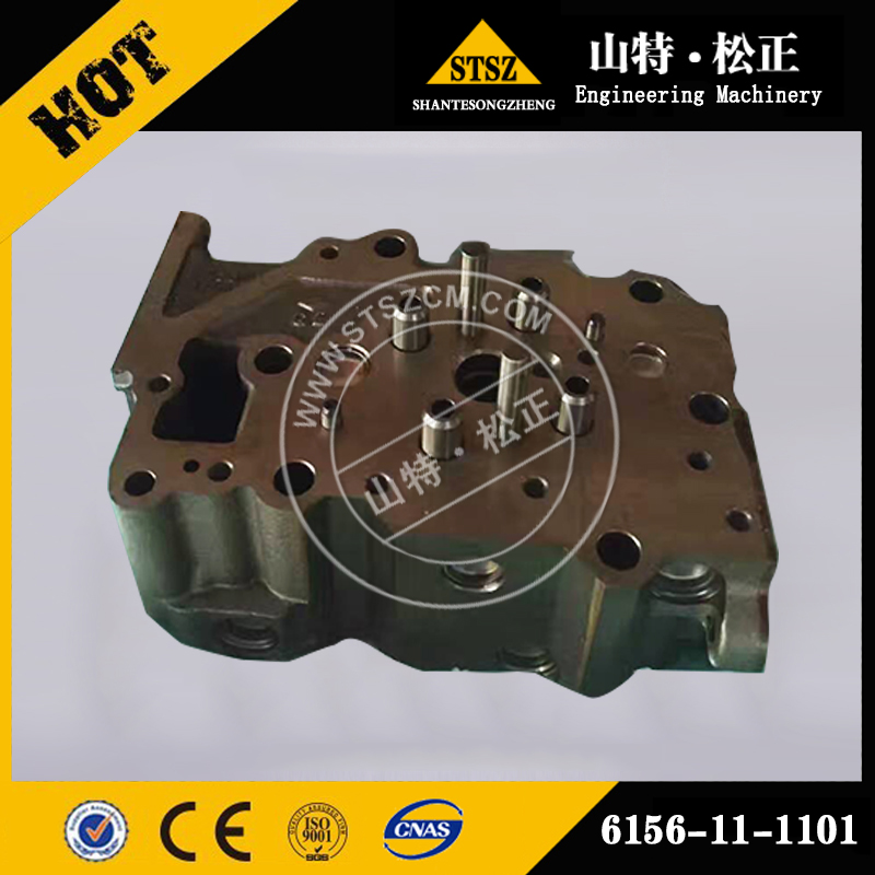 رأس أسطوانة المحرك 6156-11-1101 لـ Komatsu Engine SA6D125E-3C-7L