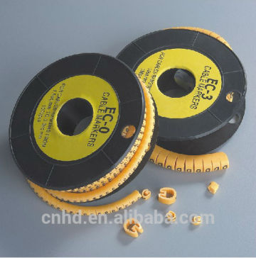 Hot Sale Cable Markers Factory,Yellow Cable Markers EC-J Type