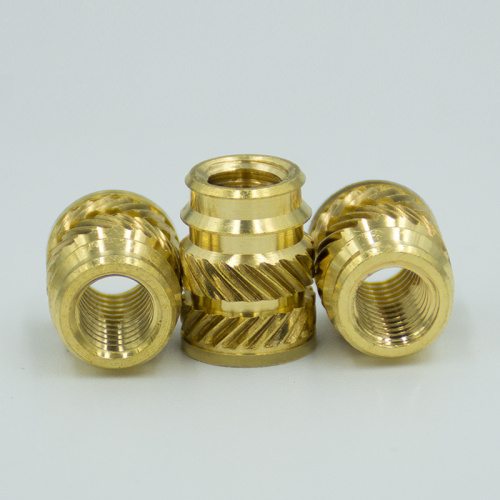 M6 hot compressed knurled brass insert nut