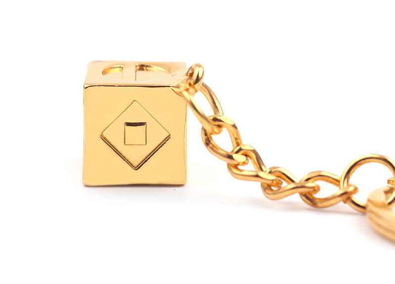 gold plated keychain