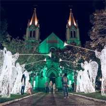 IP65 Waterproof Gospel Angel Christmas Motif Light - Festival Outdoor Decoration