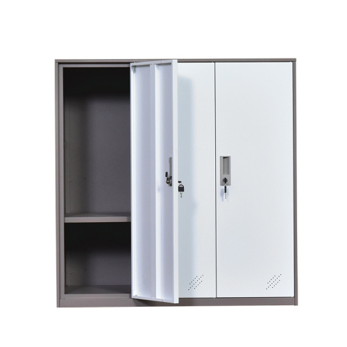 3 Door Closet Wardrobe Storage File Cabinet