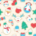 Christmas Woodland Print 100% Polyester Festive Fabric