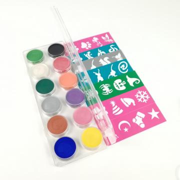 Waterbased Healthy Party Face Paiting Palette