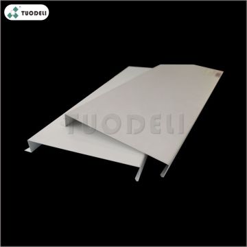 Système de plafond linéaire fermé en forme de H en aluminium