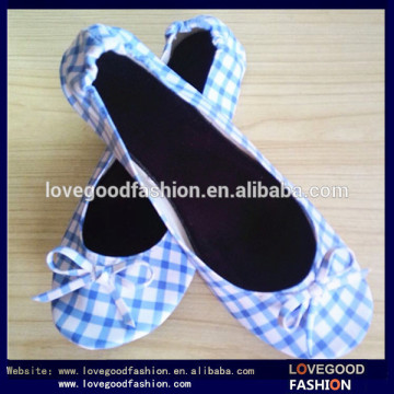 Fashion ballet shoes foldable flat ballet shoes women