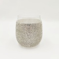 high end goblet glass stemless wine cup