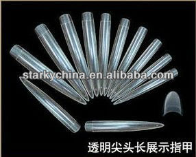 wholesale french curve clear nails long,free false nails