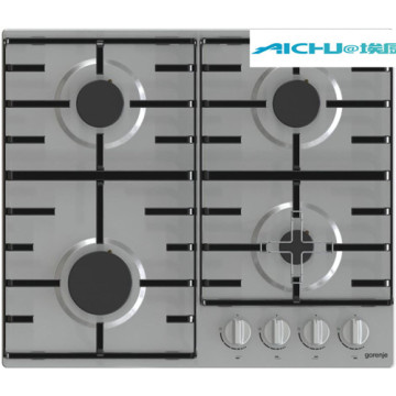 Cooking On a Gas Stove 4 Burners GasCooker