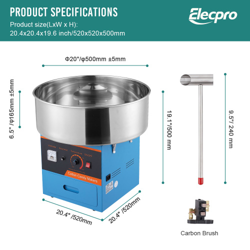 cotton candy machine on wheels Professional Cotton Candy Machine For Home Supplier