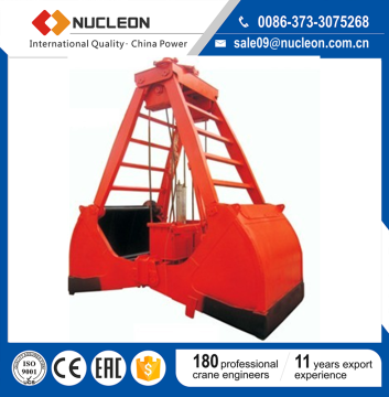 Nucleon Single Rope Hanging Clamshell Grab for Bulk Cargo