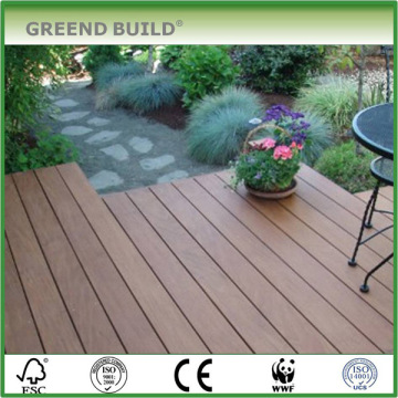 Garden outdoor wood flooring