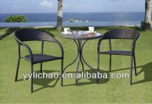 rattan bistro table with chairs