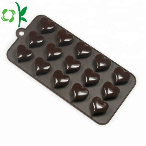 Molde de silicone personalizado para fazer chocolate