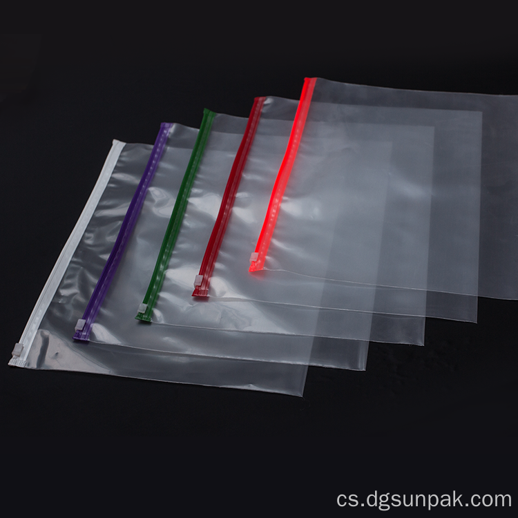 průhledné oblečení zip lock vlastní ziplock tašky