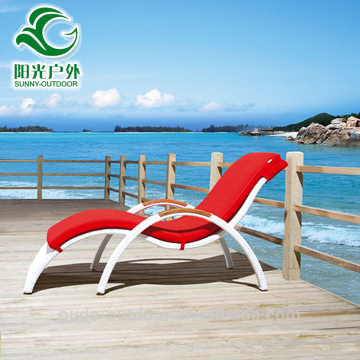 Outdoor furniture garden rattan chaise lounge sofa bed outdoor sofa bed