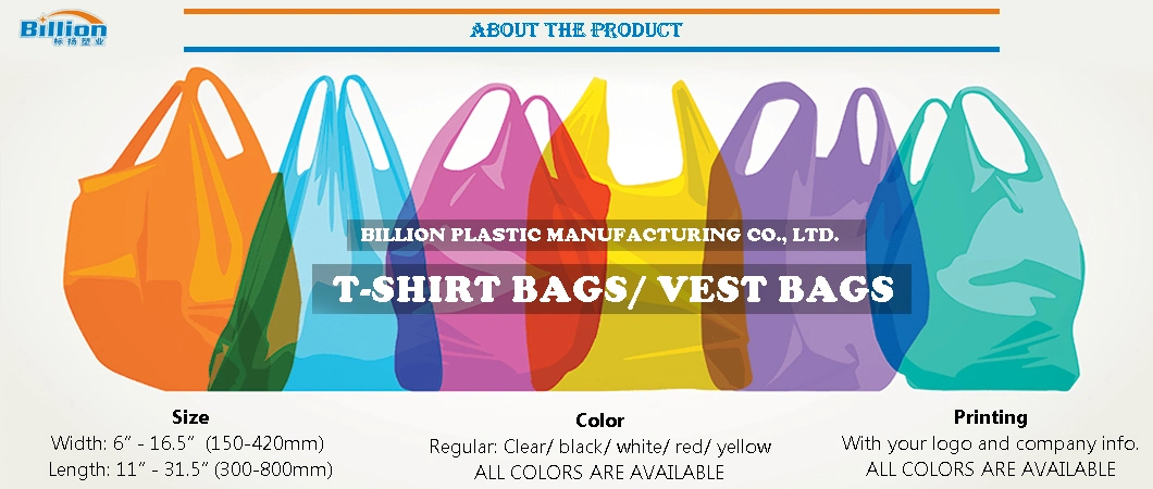 Flexible Custom Print Carrier Bag for Import Wholesale Plastic Bag