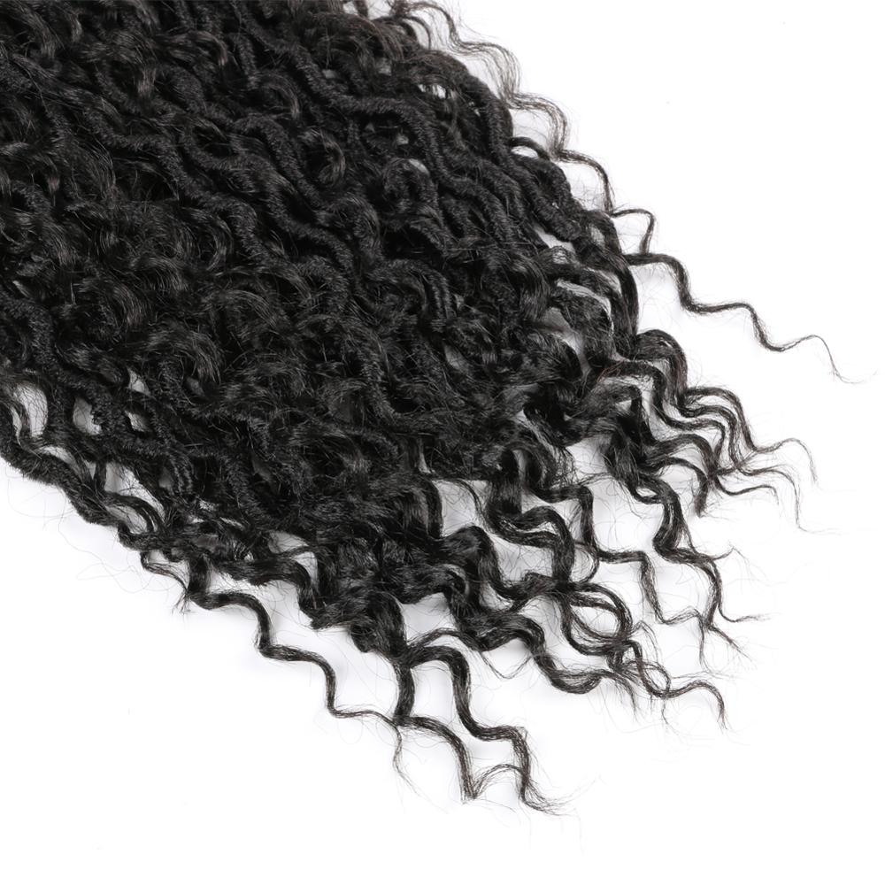 MYZYR Goddess Locs Crochet Hair Extensions Synthetic Twist Braids Hair Locks Crochet braids For Women 24 Strands 18inch Beauty