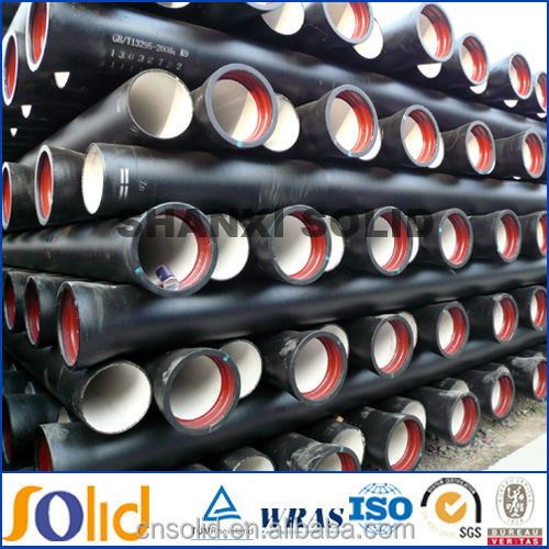 ISO 2531, EN545 , EN598 Zinc coating ductile iron pipes DN350