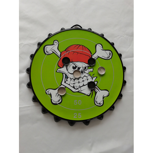 Large magnetic bottle crown cap dartboard