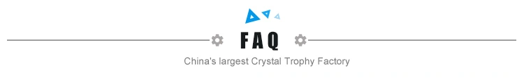 Clear Sapphire Award for Corporate Gift Crystal Diamond Shape Trophy