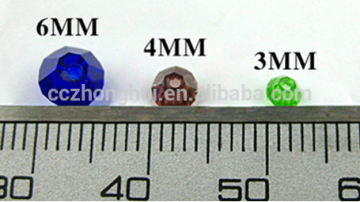 Colourful china glass beads