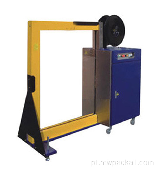 Máquina de amarração de paletes laterais semi-automáticos para paletes