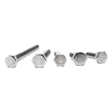 Stainless steel hexagonal bolt fasteners