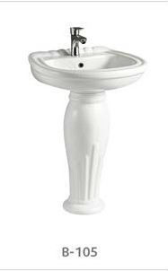 water column pedestal basin