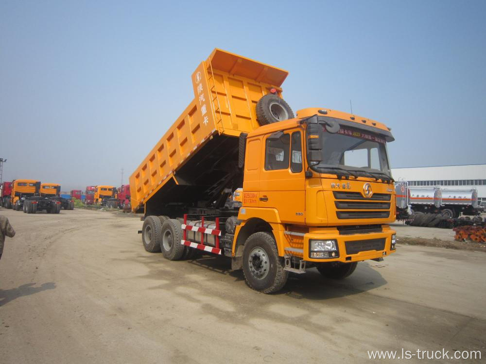 Stock Shacman dump truck 6x4 drive 300hp