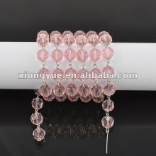 crystal beaded chain for jewelry making or curtain