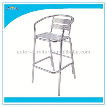 Outdoor aluminium bar table stool chair