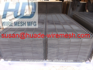 3D welded curved fence panel