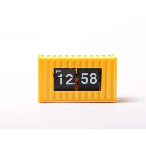 Car Container Flip Desk Clock