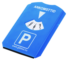 New Design Advertising Logo Print Ice Scraper, PVC Car Parking Time Disc - Premium Parking Timer Solutions