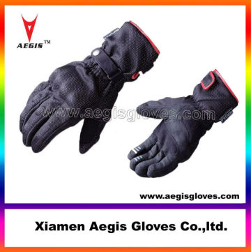 Black Men Leather Motorcycle Gloves Sports Gloves racing gloves riding