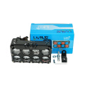 12V-80V LIUHJG 8 Lens Motorcycle Auxiliary Fog Light