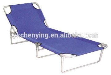 Aluminum frame folding beach bed