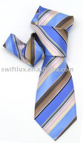 free style woven polyester necktie