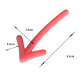 Benutzerdefinierte 6 stücke dekorative arrow-kühlschrankmagnete