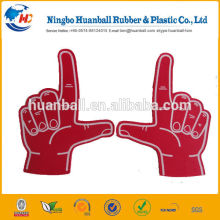 TW12025 Eco-friendly Silk Print Custom Foam Finger Hand