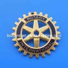 International Rotary Metal Badge/Lapel Pin/Emblem/Insignia