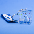 Fancy Unicorn Liquid Key Chain