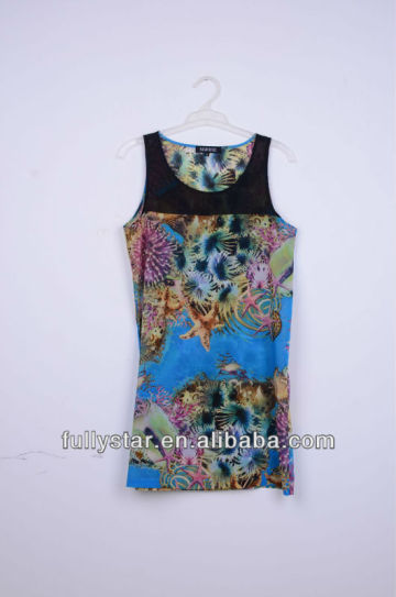 new design fashion printing dress