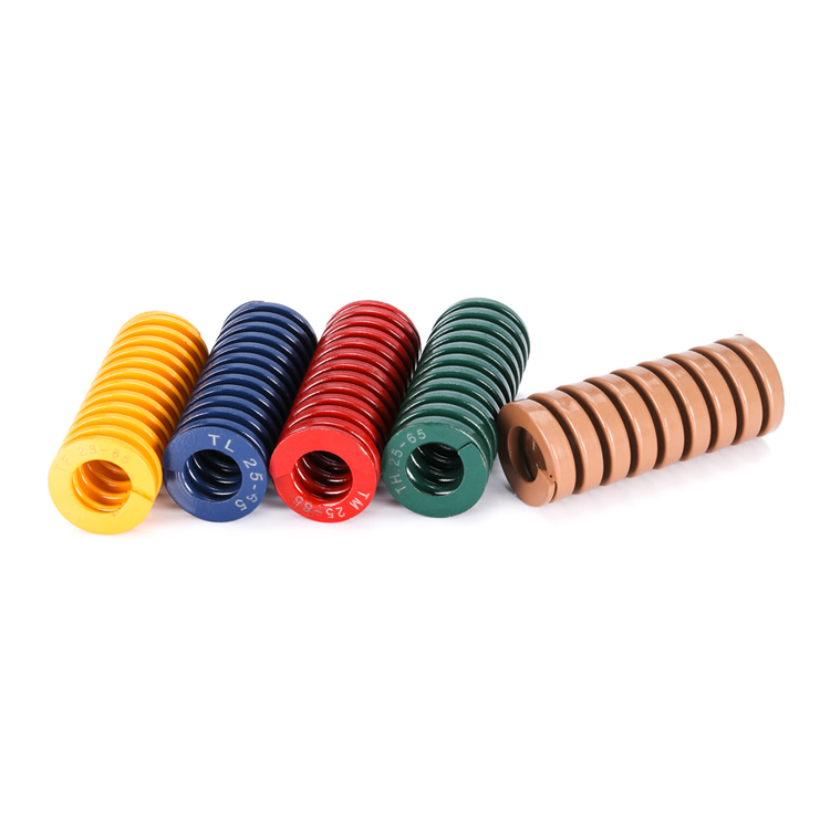Mold spring 65mn rectangular spiral compression strong compression spring hardware flat wire spring