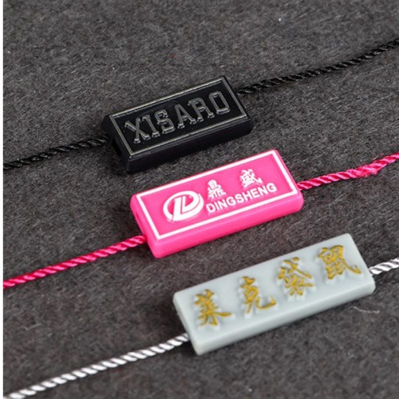 Fashion Plastic Hanging String Tag